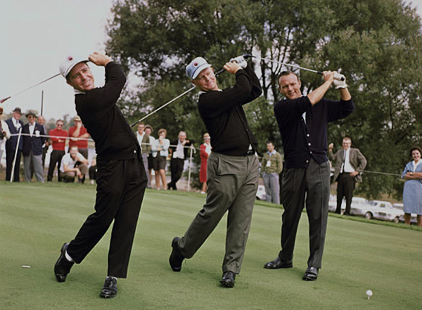 The Masters, Gary Player, Arnold Palmer, and Jack Nicklaus