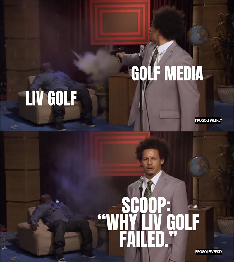 LIV Golf Media Hate Meme