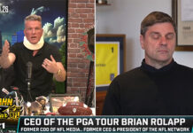 Source: “Pure Delusion” of PGA Tour CEO to Think Rahm & DeChambeau Would Accept Koepka-Like Punishment PGA Tour Pat McAfee Brian Rolapp LIV Golf