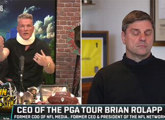 Source: “Pure Delusion” of PGA Tour CEO to Think Rahm & DeChambeau Would Accept Koepka-Like Punishment PGA Tour Pat McAfee Brian Rolapp LIV Golf