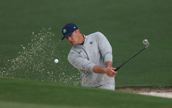 2026 Masters Bryson DeChambeau Fails Bunker