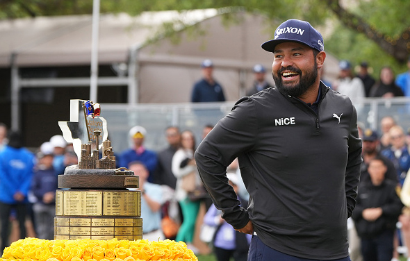 2026-Valero Texas Open JJ Spaun Wins Trophy
