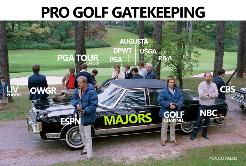 Pro Golf Gatekeeping Meme 