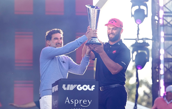 LIV Golf Chairman Yasir Al Rumayyan Jon Rahm