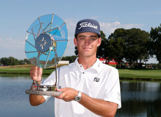 Jackson Koivun Wins Maiden PGA Tour Title at 3M Open 3M Open Jackson Koivun wins trophy
