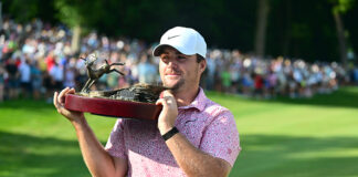 Chris Gotterup Fires Final-Round 62 to Storm Back and Win 2026 John Deere Classic 2026-John Deere Classic Chris Gotterup wins trophy