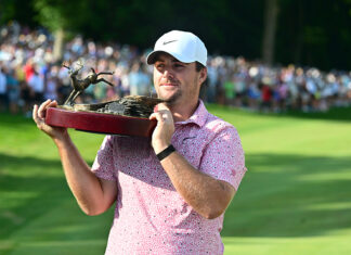 Chris Gotterup Fires Final-Round 62 to Storm Back and Win 2026 John Deere Classic 2026-John Deere Classic Chris Gotterup wins trophy