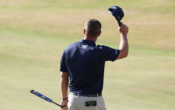 2026 Open Championship Bryson DeChambeau Tips Cap Sunday 2026 Open Championship Bryson DeChambeau Tips Cap Sunday