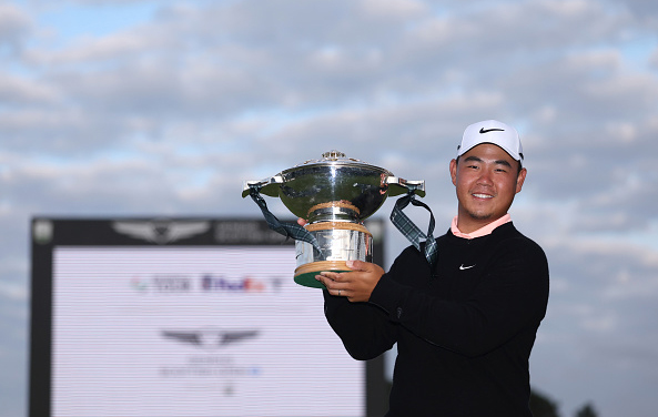 2026 Scottish Open Tom Kim Wins Trophy