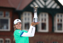 Shiho Kuwaki Wins AIG Women’s British Open in Playoff 2026 AIG Womens Open Shiho Kuwaki Wins Trophy