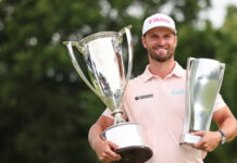 Wyndham Clark Survives Rory Charge, Wins BMW Championship With Closing Flourish 2026 BMW Championship Wyndham Clark Wins Trophies