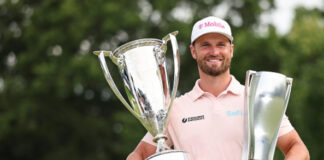 Wyndham Clark Survives Rory Charge, Wins BMW Championship With Closing Flourish 2026 BMW Championship Wyndham Clark Wins Trophies