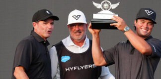 Michael La Sasso Stuns LIV Golf Superstars to Win Indianapolis Title 2026 LIV Golf Indianapolis Michael La Sasso Wins Trophy Scott ONeil