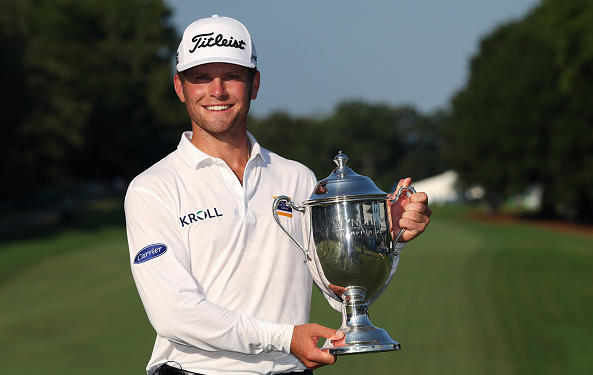 2026 Wyndham Championship Michael Brennan Wins Trophy