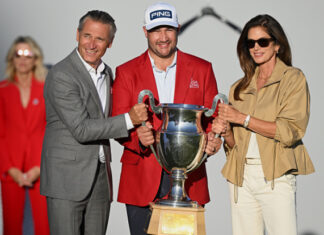 Lawrence Edges Casey in Four-Hole Playoff to Win the Omega European Masters Title 2026 Omega European Masters Thriston Lawrence Wins Cindy Crawford
