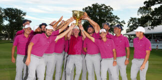 U.S. Completes Historic Rally to Win 11th Straight Presidents Cup 2026-Presidents Cup USA Wins Trophy