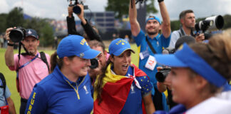 Europe Rallies in Sunday Singles to Reclaim Solheim Cup With 15-13 Victory Over USA 2026 Solheim Cup Europe Wins Lottie Woad Julia Ramirez