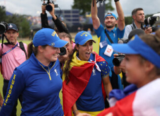 Europe Rallies in Sunday Singles to Reclaim Solheim Cup With 15-13 Victory Over USA 2026 Solheim Cup Europe Wins Lottie Woad Julia Ramirez