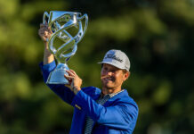 Michael Brennan Wins Baycurrent Classic, Third PGA Tour Title 2026-Baycurrent Classic Michael Brennan Wins Trophy