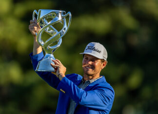 Michael Brennan Wins Baycurrent Classic, Third PGA Tour Title 2026-Baycurrent Classic Michael Brennan Wins Trophy