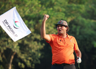 Eugenio Chacarra Claims DP World India Championship, Takes Race to Dubai Lead 2026-DP World India Championship Eugenio Chacarra Wins Celebrates