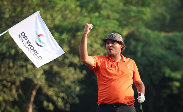 2026-DP World India Championship Eugenio Chacarra Wins Celebrates