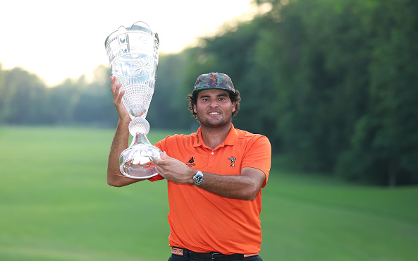 2026-DP World India Championship Eugenio Chacarra Wins Trophy